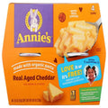 Annies Homegrown, Mac Cheese Real Aged Cheddar 4 Pack, 8.04 Ounce