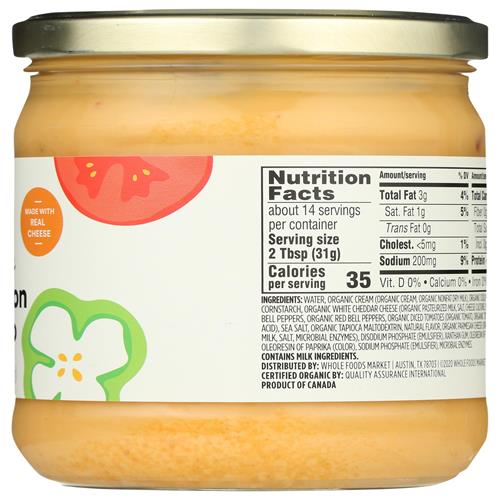 Whole Foods Market Organic Salsa Con Queso, 15 Oz