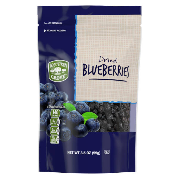 Southern Grove Dried  Blueberries, 3.5 oz