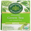 Traditional Medicinals, Tea Herbal Green Matcha Toasted Rice Organic, 16 Count