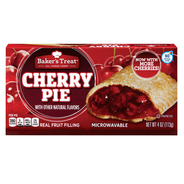 Baker's Treat Cherry  Lunchbox  Pie, 4 oz