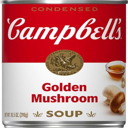 Campbells Condensed Golden Mushroom Soup, 10.5 Ounce Can