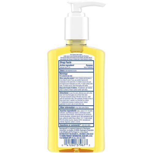Kroger Acne Face Wash Oil-Free with Salicylic Acid 6 fl oz