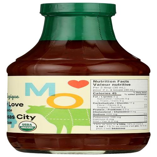 Whole Foods Market, Bbq Sauce Kansas City Organic, 18 Ounce