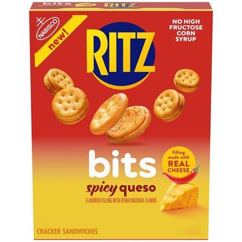Ritz Bits Sandwich Crackers Spicy Queso 8.8Oz - 1 Box