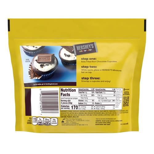 Hersheys Miniatures Assorted Chocolate Candy Share Pack, 10.4 Oz