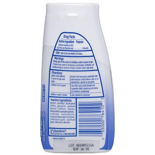 Colgate 2-In-1 Whitening Toothpaste Gel - 4.6 Ounce