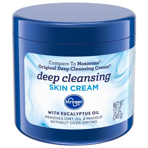 Kroger Clarify Deep Cleansing Skin Cream Removes Dirt Oil & Makeup with Non-Drying Formula 12 oz