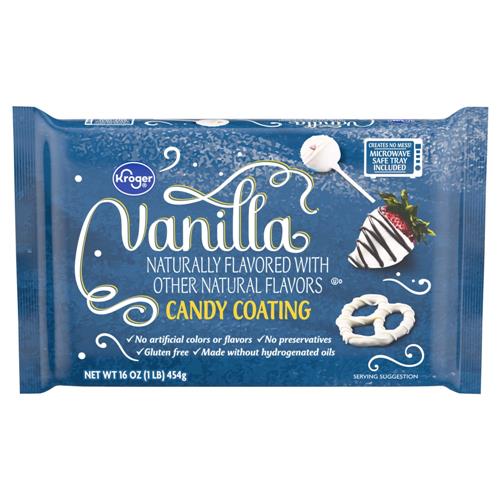 Kroger Vanilla Flavored Candy Coating 16 oz