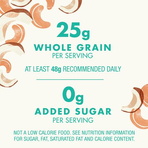 Cascadian Farm Organic Granola With No Added Sugar, Coconut Cashew Cereal, Resealable Pouch, 11 Oz.