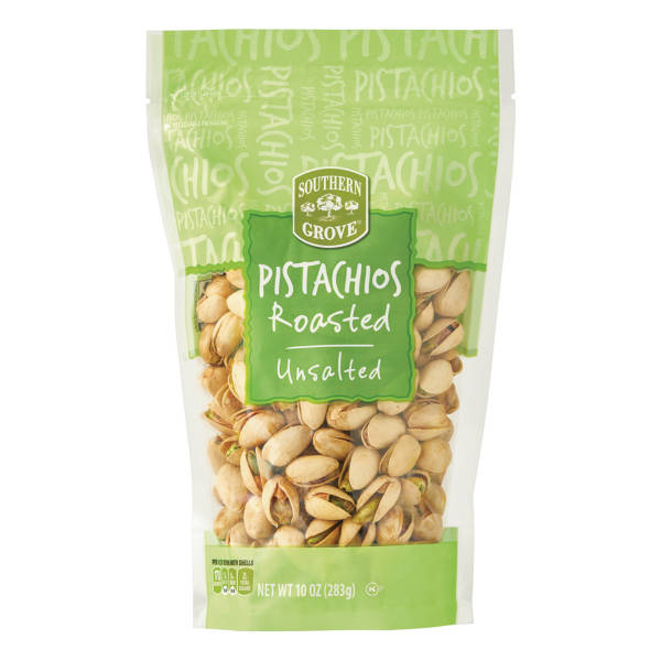 Southern Grove Unsalted  Roasted Pistachios, 10 oz