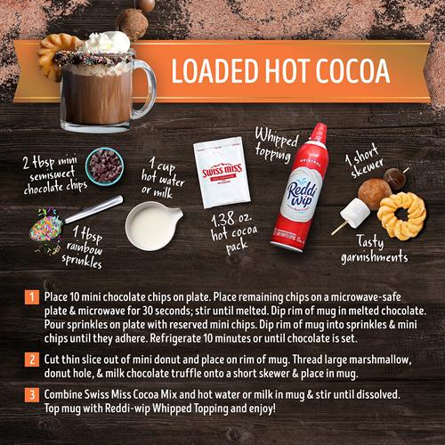 Swiss Miss Salted Caramel Flavored Hot Cocoa Mix, 1.38 Oz Pack Of 8