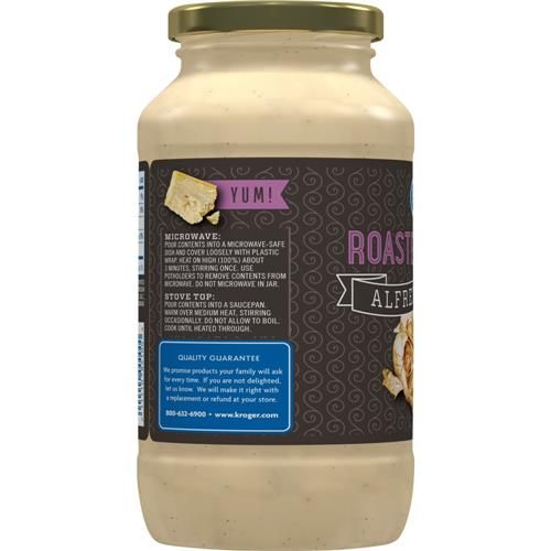 Kroger Roasted Garlic Alfredo Sauce 16 oz