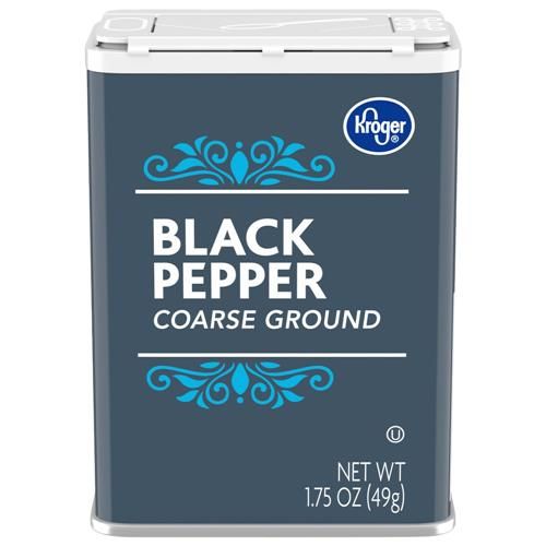 Kroger Coarse Ground Black Pepper 1.75 oz
