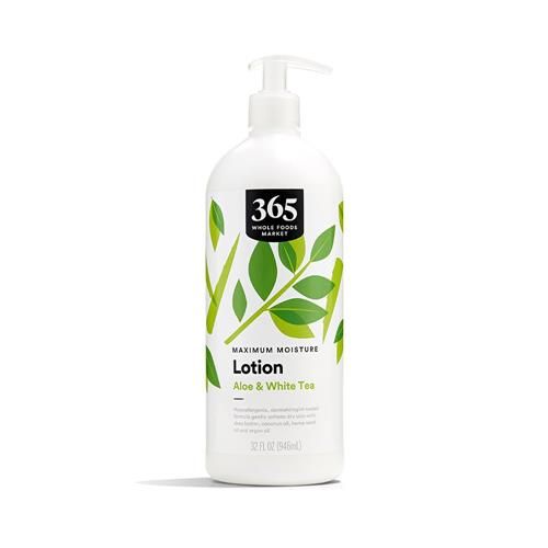 Whole Foods Market Maximum Moisture Lotion, Aloe & White Tea, 32 Fl Oz