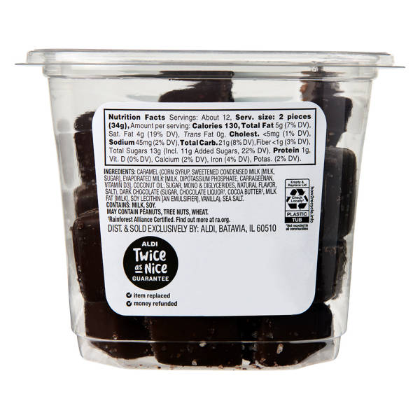 Choceur Dark Chocolate  Sea Salt Caramels, 13.8 oz