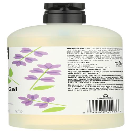 Whole Foods Market Shower Gel, Lavender, 32 Fl Oz