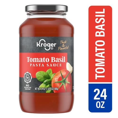 Kroger Tomato Basil Pasta Sauce 24 oz