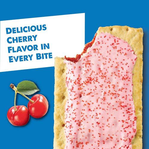 Pop-Tarts Toaster Pastries, Breakfast Foods, Kids Snacks, Frosted Cherry, 13.5Oz Box (8 Pop-Tarts)