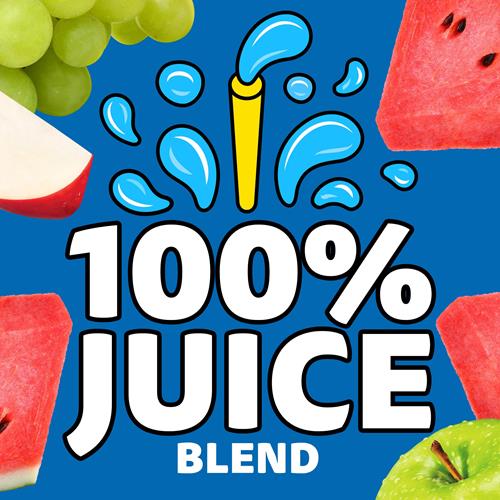 Capri Sun Watermelon Flavored 100% Juice Blend From Concentrate With Added Ingredients And Other Natural Flavor 10 Ct Box, 6 Fl Oz Pouches