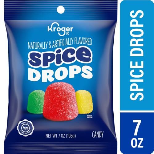 Kroger Spice Drops Candy Bag 7 oz