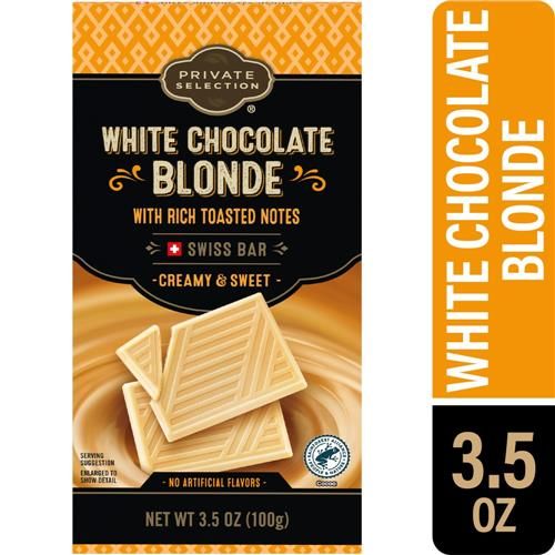 Private Selection White Chocolate Blonde Swiss Bar 3.5 oz