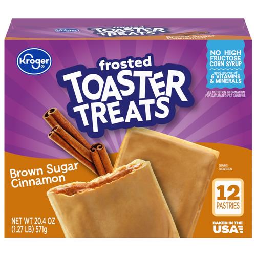 Kroger Brown Sugar Cinnamon Frosted Toaster Treats 12 ct