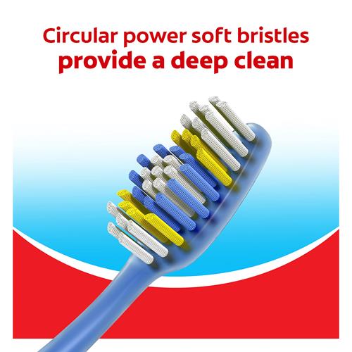 Colgate Extra Clean Toothbrush, Soft Toothbrush For Adults Packaging May Vary, 6 Count