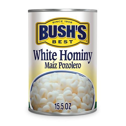 Bushs Best White Hominy 15.5 Oz