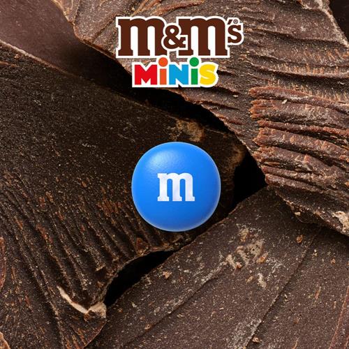 M&Ms Minis Milk Chocolate Candy Assortment, Family Size, 16.9 Oz Resealable Bulk Chocolate Candy Bag