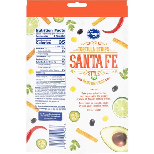 Kroger Santa Fe Tortilla Strips 4 oz