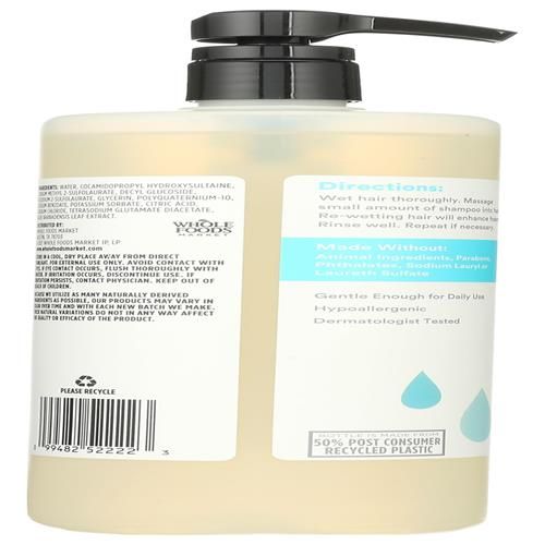Whole Foods Market, Shampoo, Fragrance Free, 32 Fl Oz