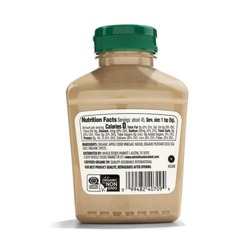 Whole Foods Market Organic Dijon Mustard, 8 Oz