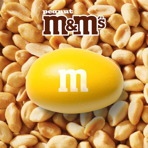 M&Ms Summer Peanut Milk Chocolate Candy, Party Size, 38 Oz Resealable Bulk Candy Bag