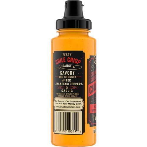 Private Selection Creamy Garlic Chile Crisp Sauce 7 oz