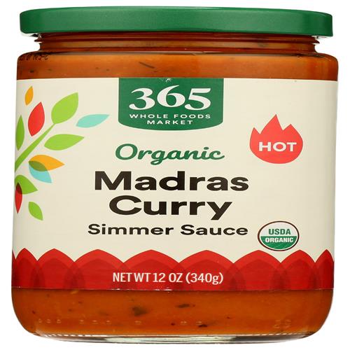 Whole Foods Market Organic Madras Curry Sauce, 12 Ounce