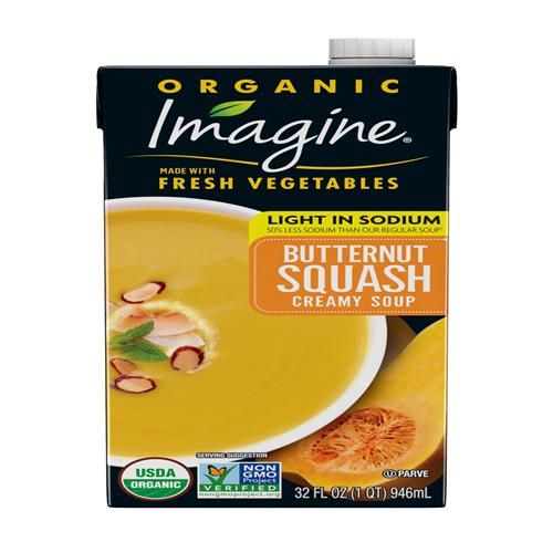 Imagine Light In Sodium Organic Creamy Butternut Squash Soup 32 Oz