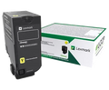 New, Pre-Owned - Lexmark 74C1HY0 High Yield Yellow Toner Cartridge