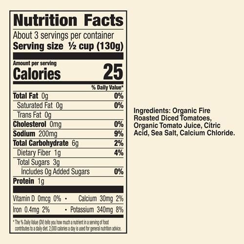 Muir Glen Organic Diced Tomatoes, Fire Roasted, 14.5 Oz.