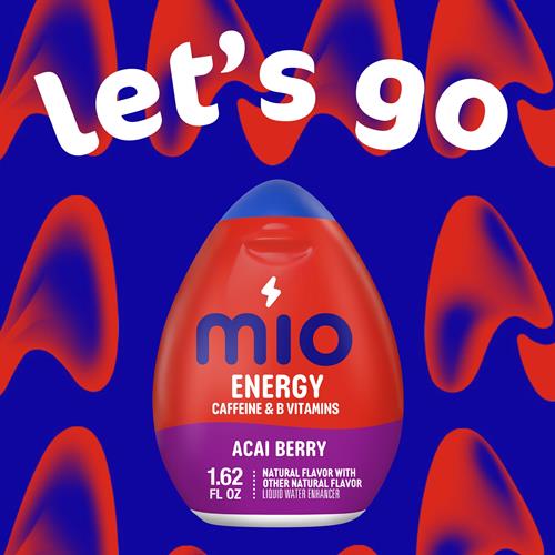 Mio Energy Acai Berry Flavored With Other Natural Flavor Liquid Water Enhancer, 1.62 Fl Oz Bottle