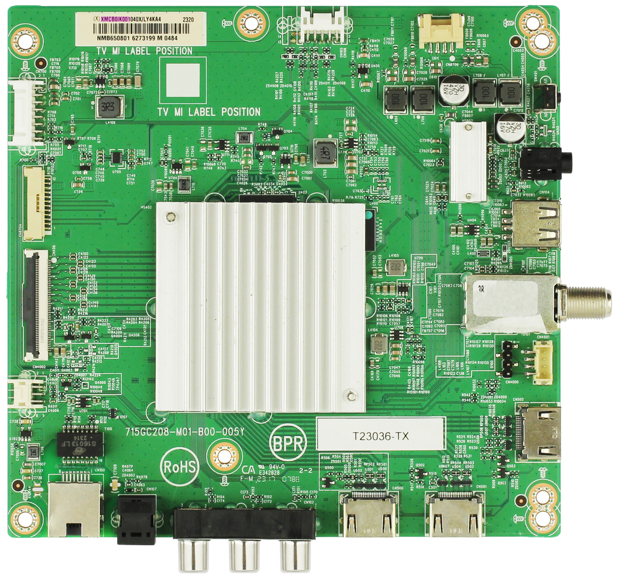 756TXMCB0IK001 Element Main Board, (X)XMCB0IK001040X, 715GC208-M01-B00-005Y, LY4KA4, T23036-TX, E500AC65C