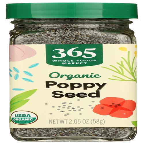 Whole Foods Market Organic Poppy Seeds, 2.05 Ounce