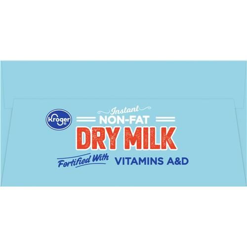 Kroger Instant Non-Fat Dry Milk Pouches 3 ct / 3.2 oz