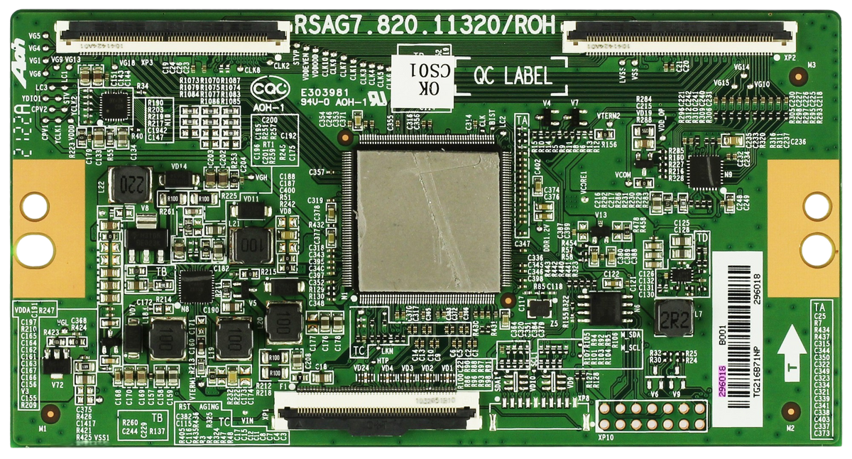 296018 Hisense T-con, RSAG7.820.11320/ROH, 75U6G