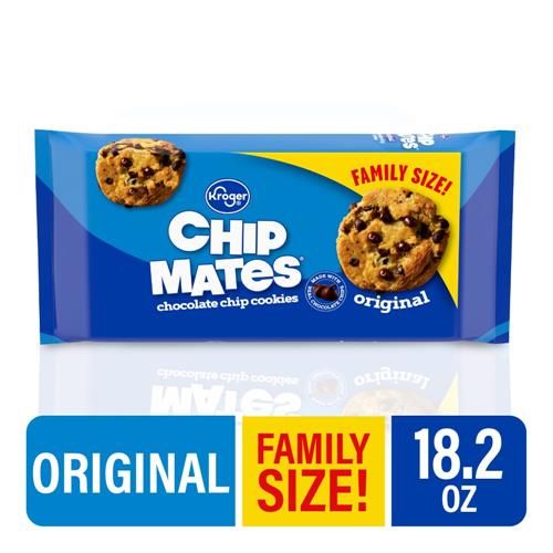 Kroger ChipMates Chocolate Chip Cookies Family Size 18.2 oz