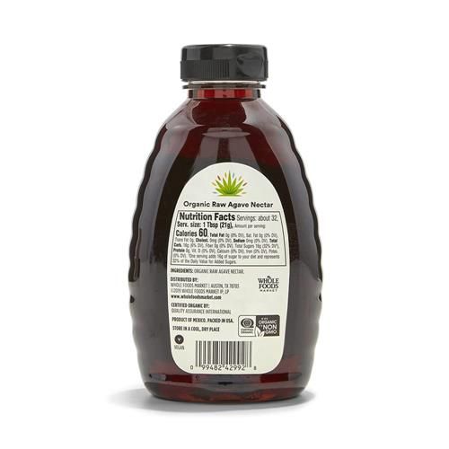 Whole Foods Market, Organic Raw Agave Nectar, 23.5 Ounce