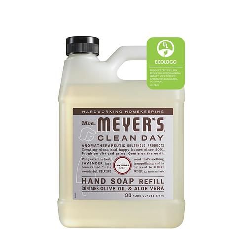 Mrs. Meyers Clean Day Liquid Hand Soap Refill, Cruelty Free And Biodegradable Formula, Lavender Scent, 33 Fl Oz (Pack Of 1)