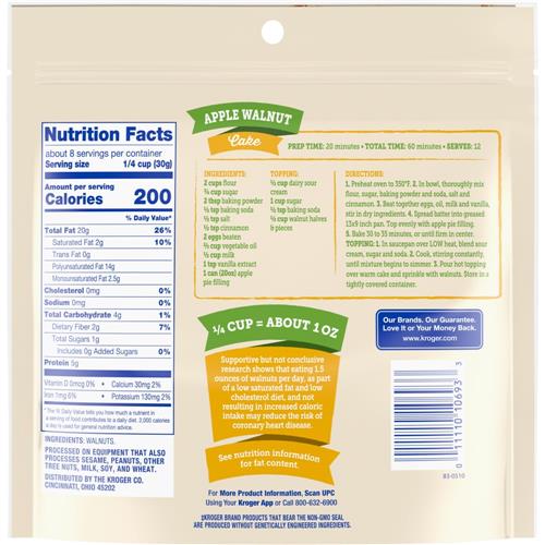 Kroger Halves & Pieces Walnuts 8 oz