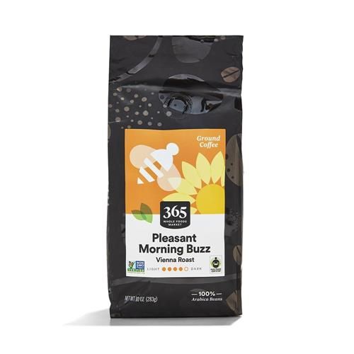 Whole Foods Market, Pleasant Morning Buzz Ground Coffee, 10 Ounce
