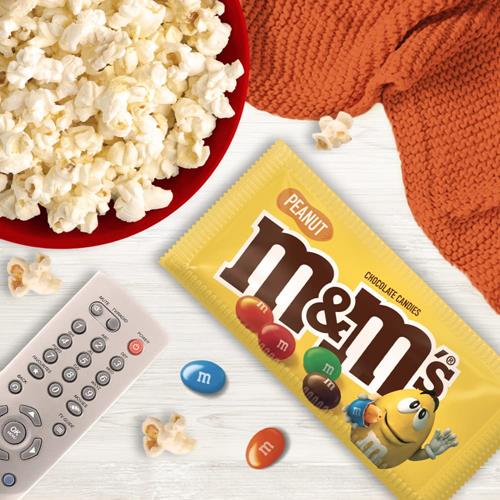 M&Ms, Peanut Chocolate, 1.74 Oz